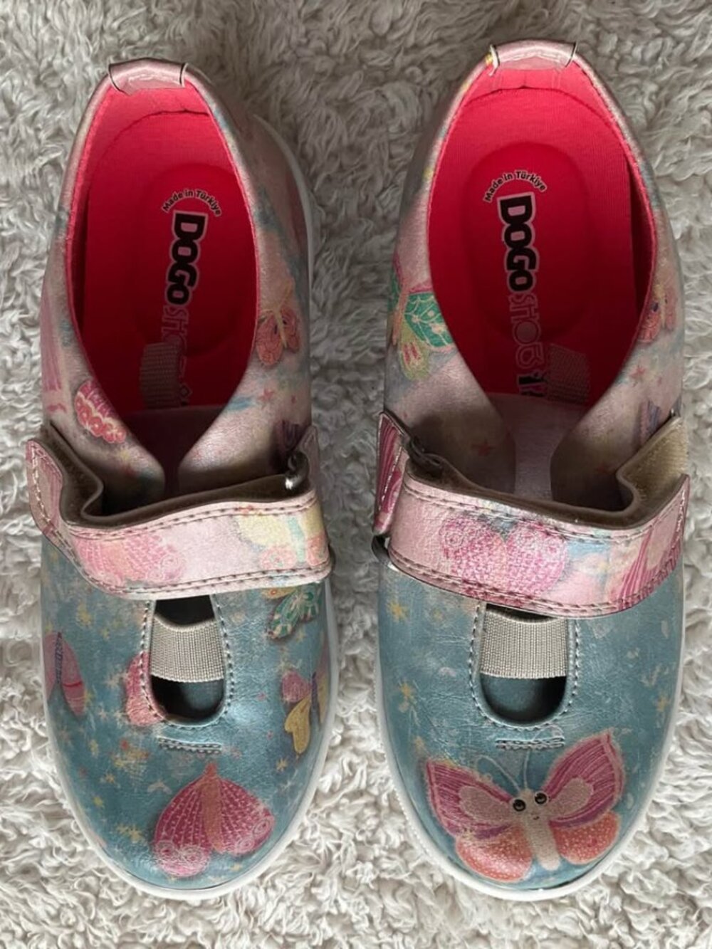 Dogo Butterfly Print Kids Slip-On Shoes